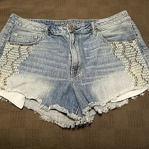 American Eagle jean shorts.